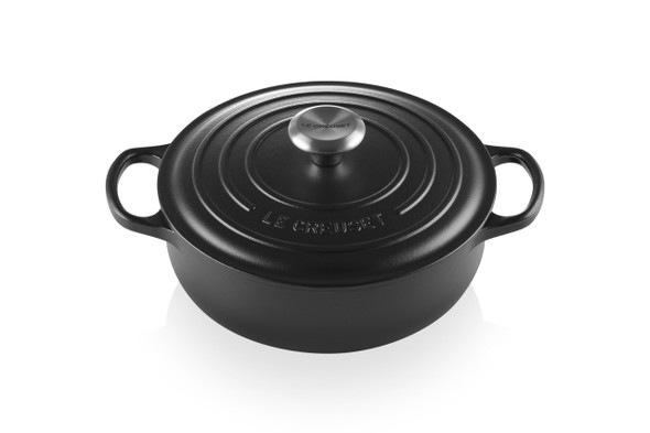 Le Creuset Enameled Cast Iron Signature Sauteuse Oven 3.5 qt - Licorice