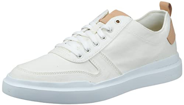 C34713 COLE HAAN MEN'S GRANDPRØ RALLY CANVAS COURT SNEAKERS IVORY/NATURAL 11