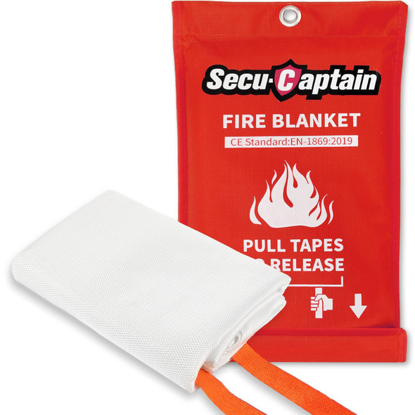 SecuCaptain Emergency Fire Blanket for Home and Kitchen - 40"x40" New