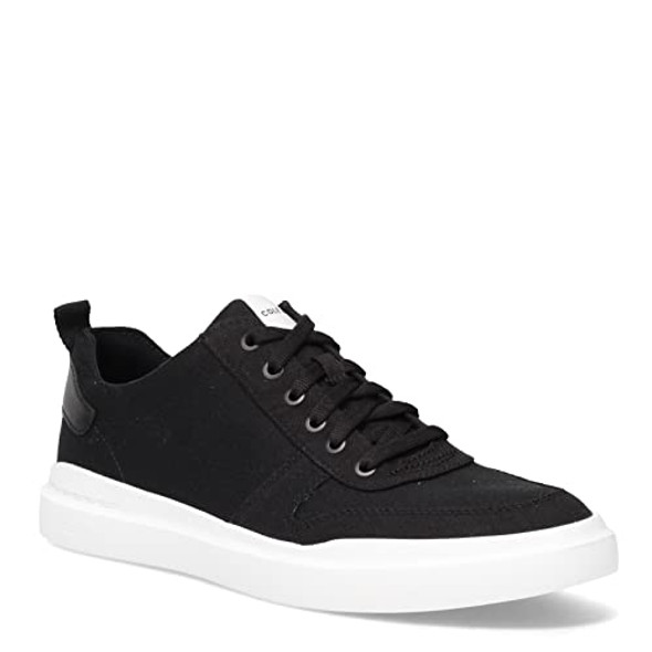 COLE HAAN MEN'S GRANDPRØ RALLY CANVAS COURT SNEAKERS - SIZE: MEN 10.5 W - BLACK