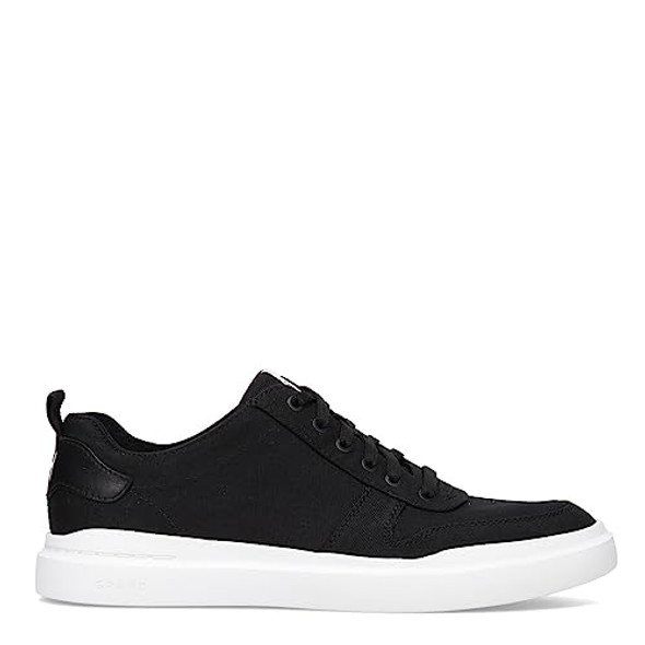 COLE HAAN MEN'S GRANDPRØ RALLY CANVAS COURT SNEAKERS - SIZE: MEN 10.5 W - BLACK