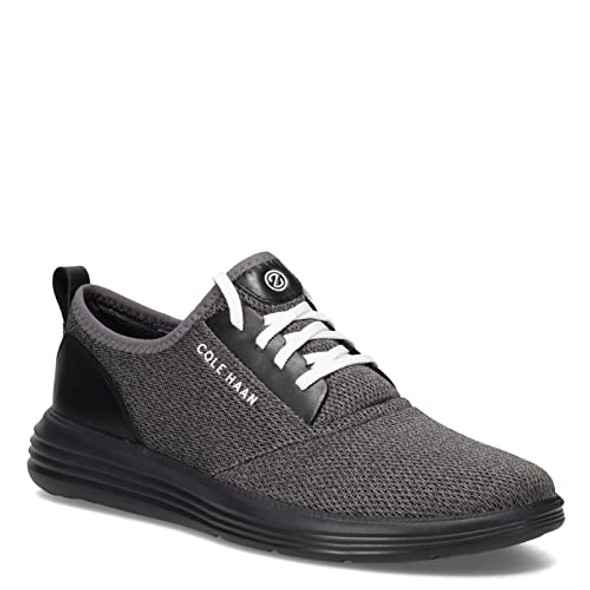 C32583 COLE HAAN MEN'S GRANDSPORT JOURNEY KNIT SNEAKER SIZE 10.5 BLACK/WHITE