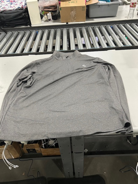 JUMGEAR-LIFE GRAY 2XL QUARTER ZIP PULLOVER LONG SLEEVE SWEATSHIRT MEN 2XL - GRAY JUMGEAR-LIFE GRAY 2XL QUARTER ZIP PULLOVER LONG SLEEVE SWEATSHIRT MEN 2XL - GRAY