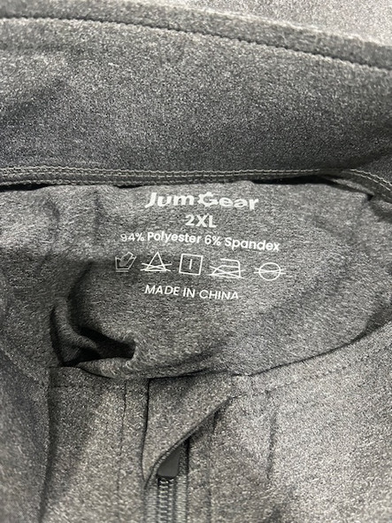 JUMGEAR-LIFE GRAY 2XL QUARTER ZIP PULLOVER LONG SLEEVE SWEATSHIRT MEN 2XL - GRAY JUMGEAR-LIFE GRAY 2XL QUARTER ZIP PULLOVER LONG SLEEVE SWEATSHIRT MEN 2XL - GRAY