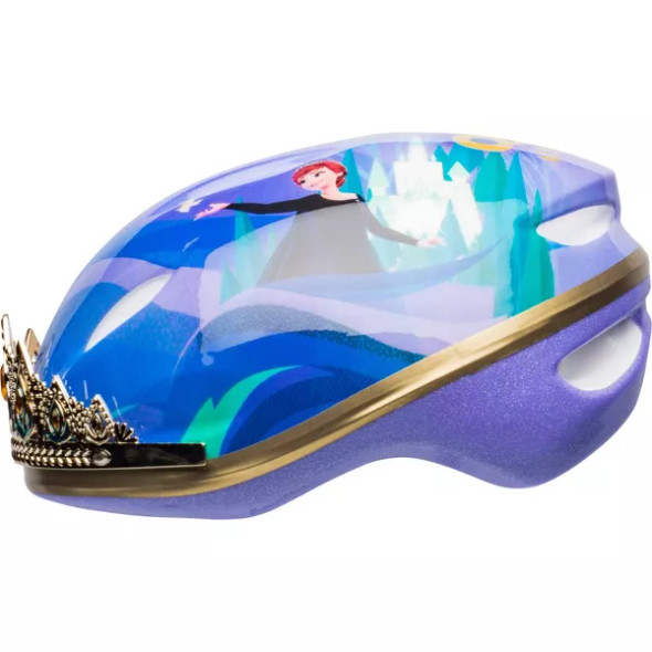 DISNEY FROZEN 2 ANNA TIARA CHILD BIKE HELMET 52-56 CM - MULTI