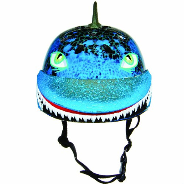RASKULLZ STORE RASKULLZ SHARK HELMET SIZE 5+ ML-009S-14 - BLACK New