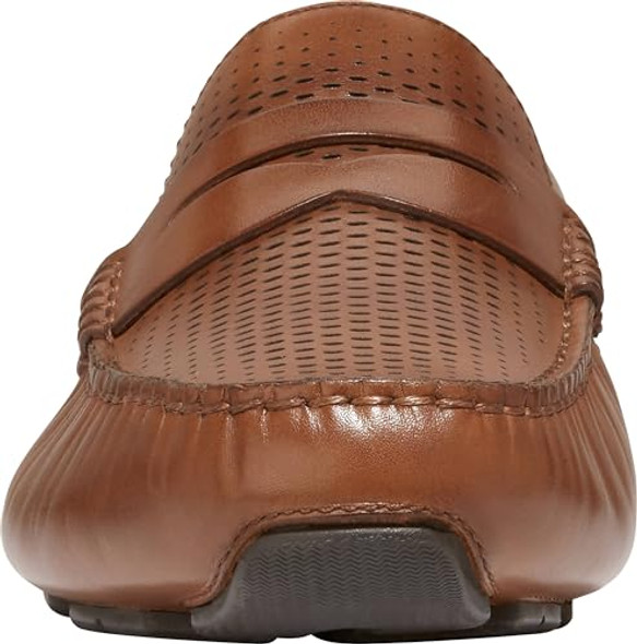 COLE HAAN MEN'S GRAND LASER PENNY LOAFER - SIZE: MEN 10.5 - BRITISH TAN/JAVA