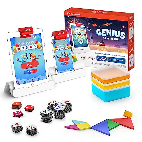 Osmo - Genius Starter Kit for iPad & iPhone - 5 Educational Learning Games Osmo - Genius Starter Kit for iPad & iPhone - 5 Educational Learning Games