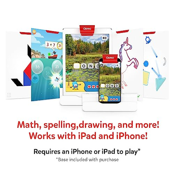 Osmo - Genius Starter Kit for iPad & iPhone - 5 Educational Learning Games Osmo - Genius Starter Kit for iPad & iPhone - 5 Educational Learning Games