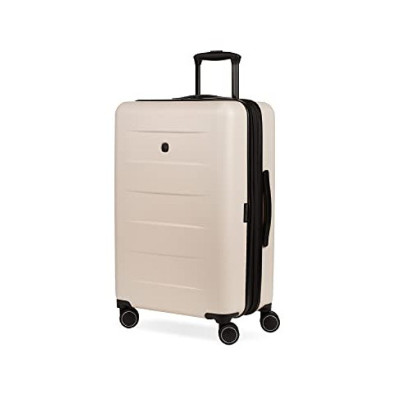 SWISSGEAR 8020 ECLIPSE HARDSIDE LUGGAGE SPINNER WHEELS CHECKED-MEDIUM 24-INCH New