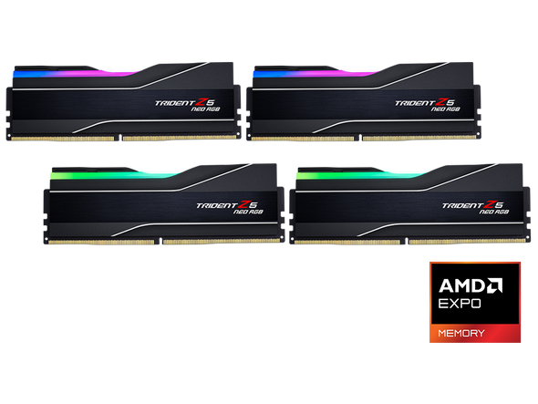 G.SKILL Trident Z5 Neo RGB Series 256GB (4 x 64GB) 288-Pin PC RAM DDR5 6000 (PC5