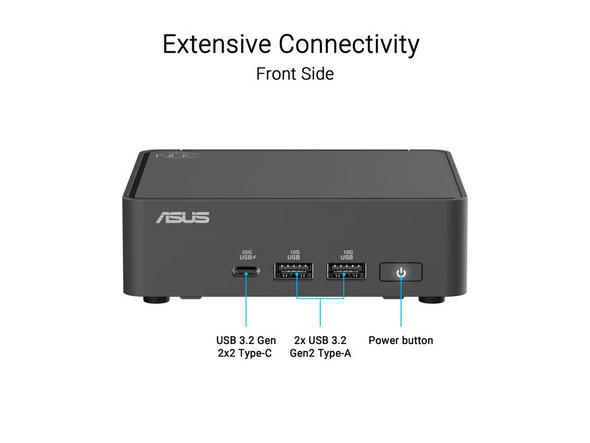 ASUS NUC 15 Pro RNUC15CRKV50000U Black Barebone System