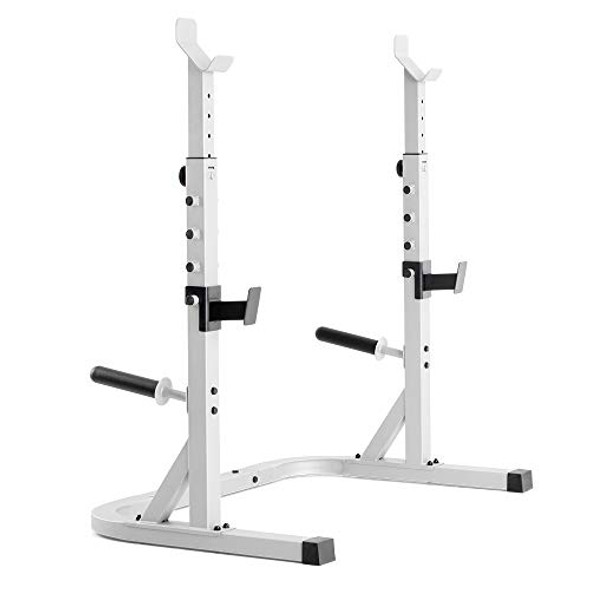 WEIDER GYM SQUAT RACK, 32.5"D x 49.5"W x 63"H - PLATINUM WEIDER GYM SQUAT RACK, 32.5"D x 49.5"W x 63"H - PLATINUM