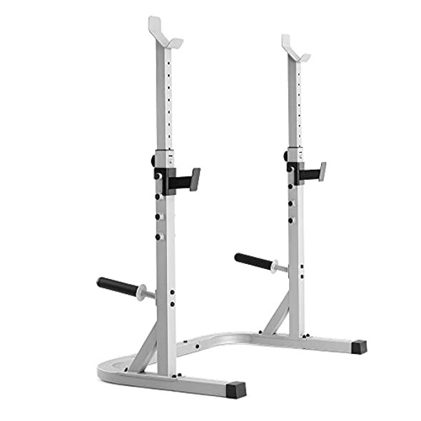 WEIDER GYM SQUAT RACK, 32.5"D x 49.5"W x 63"H - PLATINUM WEIDER GYM SQUAT RACK, 32.5"D x 49.5"W x 63"H - PLATINUM