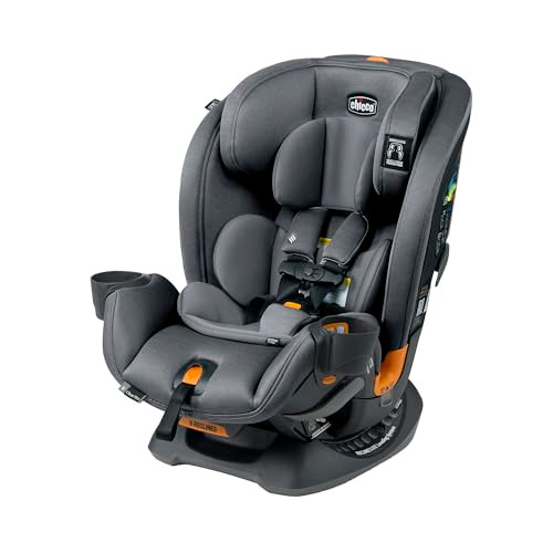 CHICCO ONEFIT CLEARTEX ALL-IN-ONE CAR SEAT, REAR-FACING SEAT, SLATE/GREY New