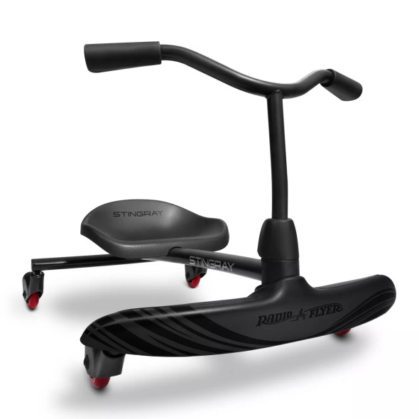 RADIO FLYER STINGRAY RIDE-ON STEEL POLYPROPYLENE AGES 3-8 81 LB CAPACITY - BLACK New