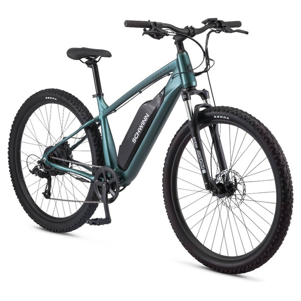 SCHWINN ROANOKE 29" ADULT ELECTRIC MOUNTAIN BIKE (S7513) - DEEP GREEN