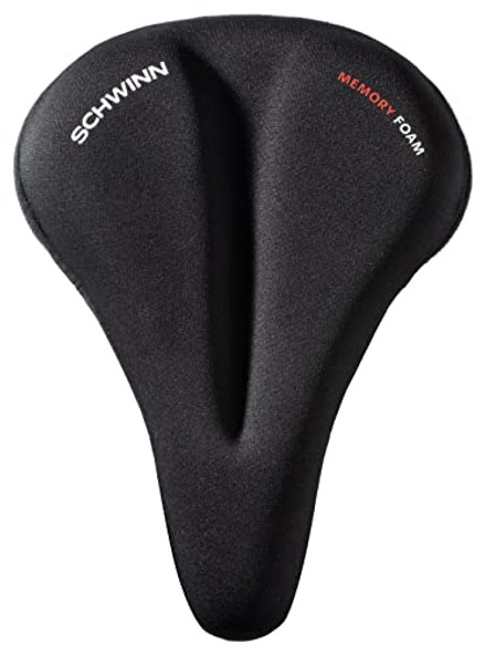 SCHWINN COMFORT BIKE SPORT SEAT COVER SPORT MEMORY FOAM PADDING - BLACK