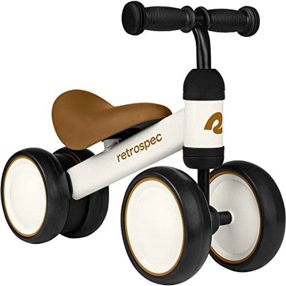 Retrospec Cricket Baby Walker 4-Wheel Balance Bike for Ages 12-24 Months