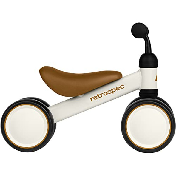 Retrospec Cricket Baby Walker 4-Wheel Balance Bike for Ages 12-24 Months