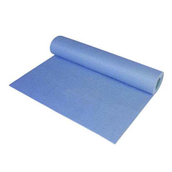 CAP BARBELL NON-SLIP YOGA & FITNESS MAT - BLUE New CAP BARBELL NON-SLIP YOGA & FITNESS MAT - BLUE New