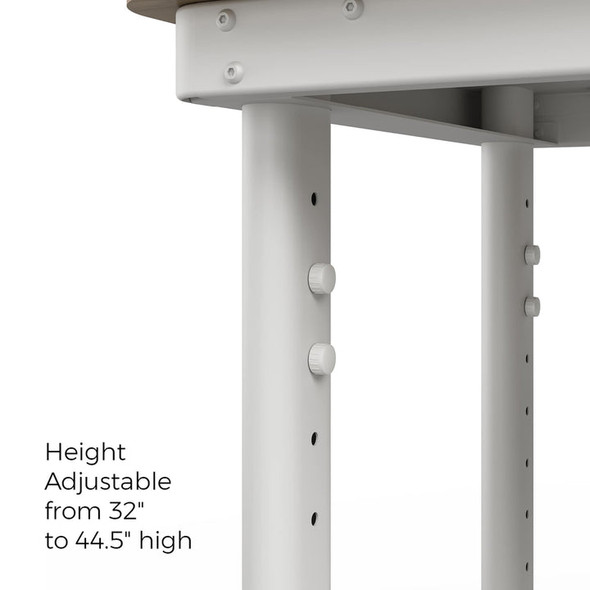 EVEREST WORK TABLE H STEEL FREESTANDING UTILITY STORAGE CABINET - CLOUD WHITE