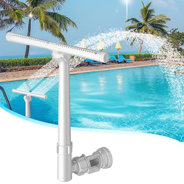 Pool Fountains Above and In-Ground Pools Dual Spray High Pressure Pool Sprinkler