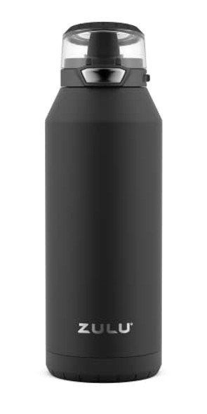 ZULU SWIFT STAINLESS STEEL VACUUM INSULATED WATER BOTTLE 32OZ - BLACK