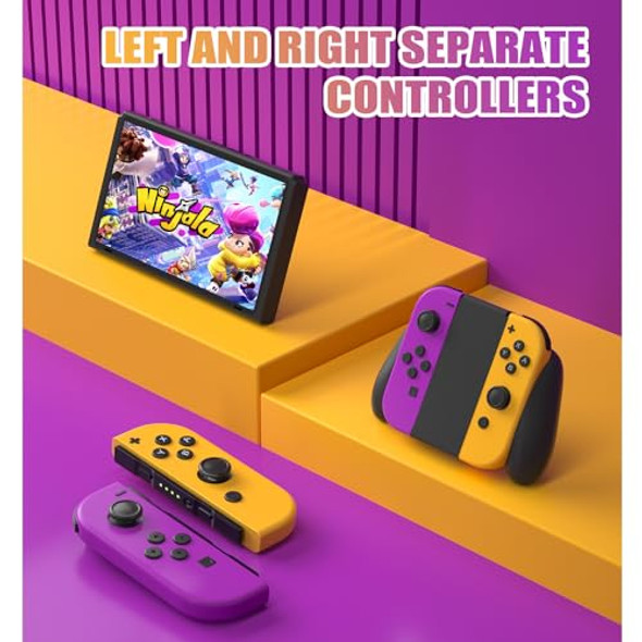 JRDPOWER CONTROLLER FOR SWITCH LEFT AND RIGHT SWITCH CONTROLLER - PURPLE/YELLOW JRDPOWER CONTROLLER FOR SWITCH LEFT AND RIGHT SWITCH CONTROLLER - PURPLE/YELLOW