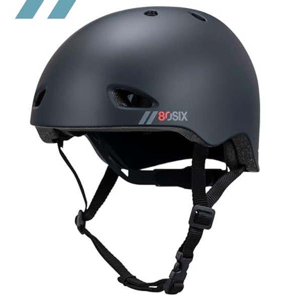 80SIX E-RIDE HELMET WITH LED- MEDIUM 8+ - BLACK MATTE 80SIX E-RIDE HELMET WITH LED- MEDIUM 8+ - BLACK MATTE
