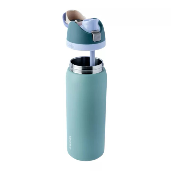 OWALA 32OZ FREESIP STAINLESS STEEL WATER BOTTLE - MISTY MEADOW