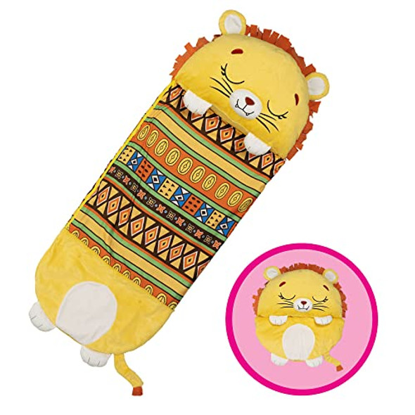 HAPPY NAPPERS PILLOW & SLEEPY SACK- COMFY, COZY, SACK W/ PILLOW- LION (MED) HAPPY NAPPERS PILLOW & SLEEPY SACK- COMFY, COZY, SACK W/ PILLOW- LION (MED)