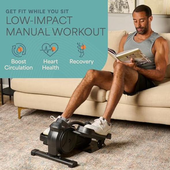 LIFEPRO UNDER DESK ELLIPTICAL EXERCISE MACHINE - COMPACT UNDER DESK PEDAL