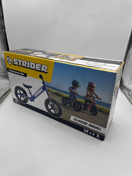 STRIDER CLASSIC 12" KIDS' BALANCE BIKE - BLUE