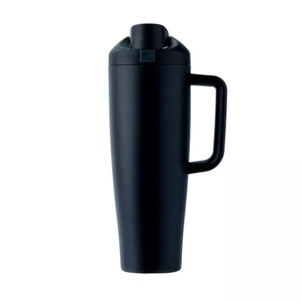 OWALA 40OZ FREESIP TUMBLER STAINLESS STEEL WATER BOTTLE - VERY VERY DARK