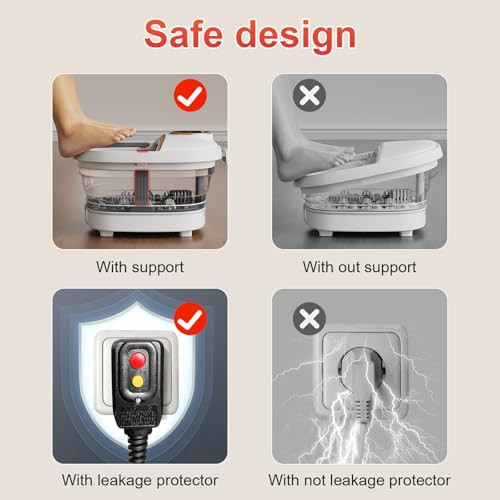 GEHONA LMT-FCT-0033DL WASHING MACHINE FOOT SPA BATH, MASSAGER - WHITE