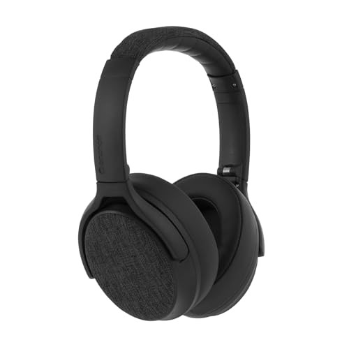 ONANOFF MADE FOR AMAZON, ACTIVE NOISE CANCELLING BLUETOOTH HEADPHONES - BLACK