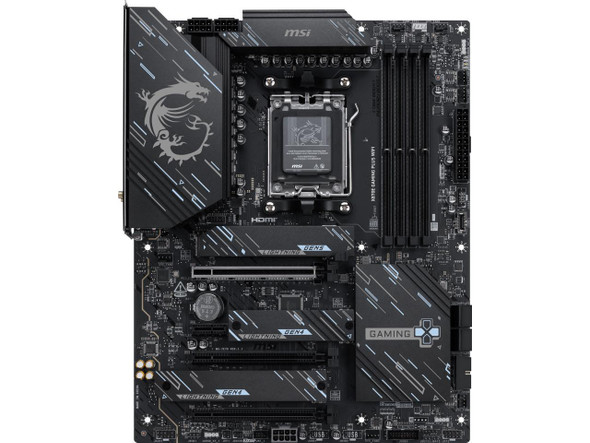 MSI X870E GAMING PLUS WIFI AM5 AMD X870E SATA 6GB/S  5G LAN DDR5 M.2 Wi-Fi 7 ATX