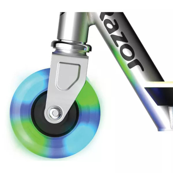 RAZOR COLOR RAVE ELECTRIC SCOOTER  BLAST STEEL FRAME 7.5 MPH 110 LB - SILVER New