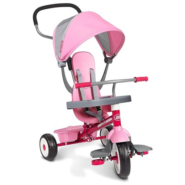 RADIO FLYER TODDLER TRICYCLE BIKE STROLLER ADJUSTABLE SEAT - PINK New