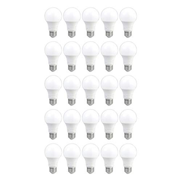 AMAZON BASICS AMAZONCOMMERCIAL 60 WATT A19 LED LIGHT BULB SOFT WHITE 25 PACK New AMAZON BASICS AMAZONCOMMERCIAL 60 WATT A19 LED LIGHT BULB SOFT WHITE 25 PACK New