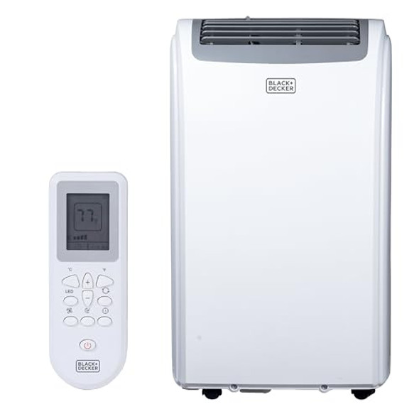 BLACK+DECKER 14,000 BTU PORTABLE AIR CONDITIONER 3-IN-1 AC BPP10WTB - WHITE