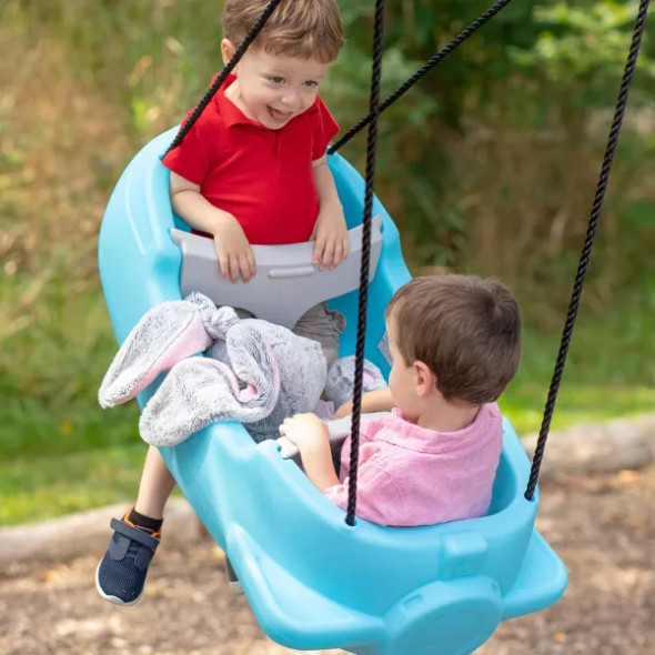 STEP2 SIGNATURE ROCKET SWING FOR TWO - BLUE STEP2 SIGNATURE ROCKET SWING FOR TWO - BLUE