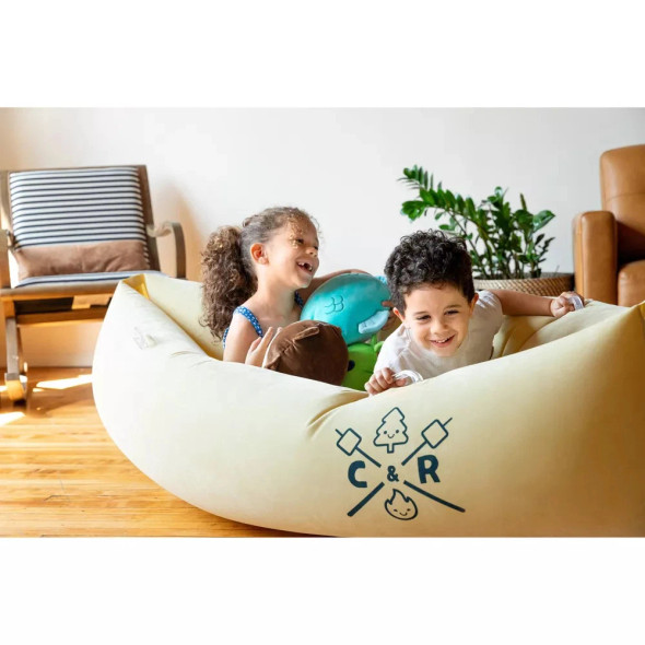CHUCKLE AND ROAR CHUCKLE & ROAR COZY LOUNGER - TAN CHUCKLE AND ROAR CHUCKLE & ROAR COZY LOUNGER - TAN