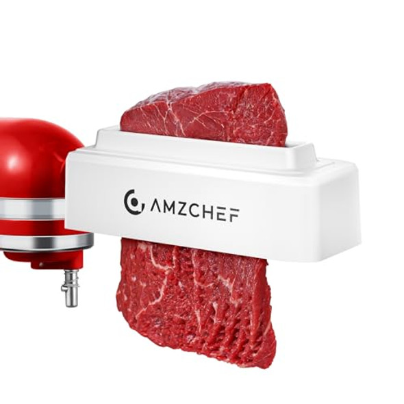 AMZCHEF MEAT TENDERIZER KITCHENAID MIXER 6.5IN INLET LENGTH DT-7-A - WHITE