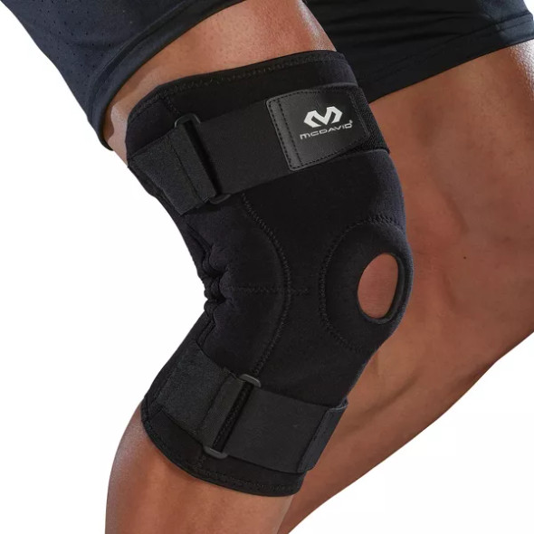 MCDAVID SPORT KNEE BRACE WITH HINGES, SIZE - SIZE L/XL - BLACK
