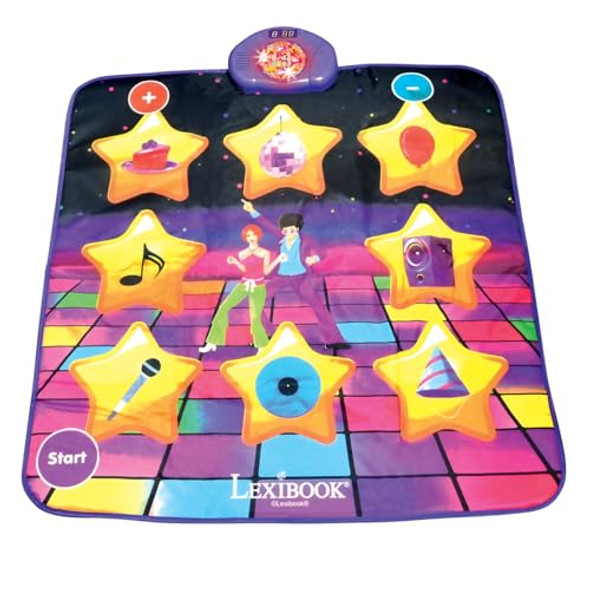 LEXIBOOK DM10 ELECTRONIC DANCE FLOOR MAT, ILLUMINATED KEYS, BUILT SPEAKER LEXIBOOK DM10 ELECTRONIC DANCE FLOOR MAT, ILLUMINATED KEYS, BUILT SPEAKER