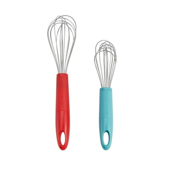 Chicago Metallic Whisks, Set Of 2 - Multicolor (Blue/Red) 5235285 New