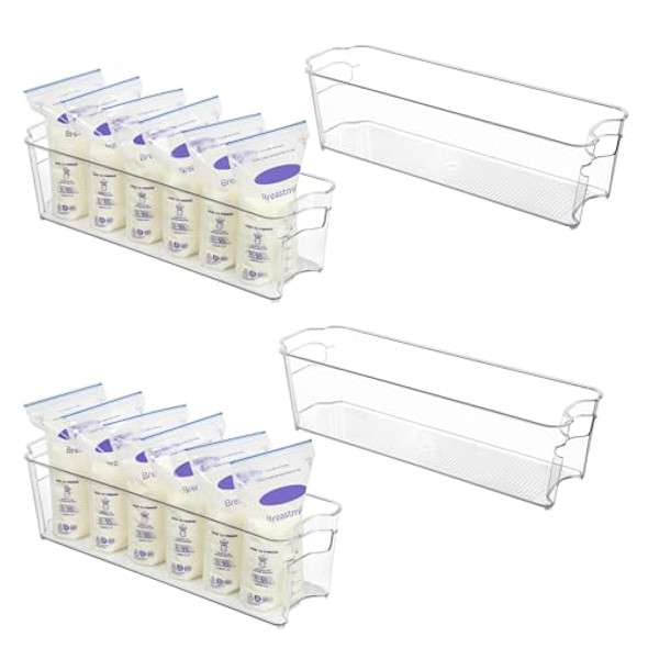 VTOPMART BREASTMILK STORAGE CONTAINER 4PCS SET USVM05003 - CLEAR VTOPMART BREASTMILK STORAGE CONTAINER 4PCS SET USVM05003 - CLEAR