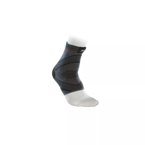 MCDAVID SPORT COMPRESSION KNIT ANKLE SLEEVE WITH GEL BUTTRESS SIZE L/XL - BLACK